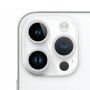 Szkło hartowane z brokatowymi ramkami chroniącymi obiektyw aparatu dla iPhone 14 Pro / 14 Pro Max - srebrny