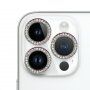 Szkło hartowane z kryształkami chroniącymi obiektyw tylnej kamery dla iPhone 14 Pro / 14 Pro Max - tęcza