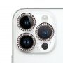 Szkło hartowane z kryształkami chroniącymi obiektyw tylnej kamery dla iPhone 14 Pro / 14 Pro Max - ciemnoszary