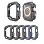 Wytrzymały pokrowiec z wzorem z włókna węglowego dla Apple Watch Ultra 49 mm - czarne
