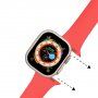 Silikonowy pasek z metalowym zapięciem magnetycznym dla Apple Watch 42mm / 41mm / 40mm / 38mm - niebieskie