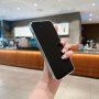Pokrowiec ochronny z brokatowymi cekinami dla iPhone 13 Pro Max - turkusowy