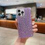 Pokrowiec ochronny z brokatowymi cekinami dla iPhone 11 Pro - fioletowy