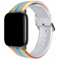 Pasek z wzorem dla Apple Watch Ultra 49mm / 46mm / 45mm / 44mm / 42mm - tęcza