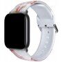 Pasek z wzorem dla Apple Watch Ultra 49mm / 46mm / 45mm / 44mm / 42mm - marmur różowy