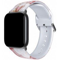Pasek z wzorem dla Apple Watch Ultra 49mm / 46mm / 45mm / 44mm / 42mm - marmur różowy
