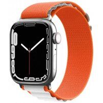 Nylonowy pasek alpinistyczny dla Apple Watch 42mm / 41mm / 40mm / 38mm - pomarańczowo-biały