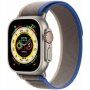 Nylonowy pasek ściągający dla Apple Watch 42mm / 41mm / 40mm / 38mm - niebiesko-szare