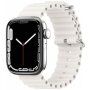 Silikonowy pasek oceaniczny dla Apple Watch Ultra 49mm / 46mm / 45mm / 44mm / 42mm - biały