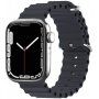 Silikonowy pasek oceaniczny dla Apple Watch 42mm / 41mm / 40mm / 38mm - ciemnoszary