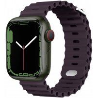 Pasek oceaniczny z zapięciem na szpilkę dla Apple Watch 42mm / 41mm / 40mm / 38mm - ciemnofioletowe