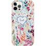 Błyszcząca okładka z malowanym wzorem dla iPhone 12 Pro Max - Love