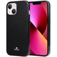 Goospery etui błyszczące z miękkiego plastiku do iPhone 14 - czarny