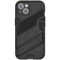 Trwałe etui ochronne ze stojakiem do iPhone 14 Plus - czarny