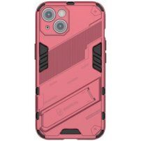 Trwałe etui ochronne ze stojakiem do iPhone 14 Plus - różowy