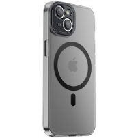 Przezroczysty pokrowiec ochronna z MagSafe dla iPhone 14 Plus - szary