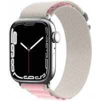 Nylonowy pasek alpinistyczny dla Apple Watch 42mm / 41mm / 40mm / 38mm - beżowo-różowy