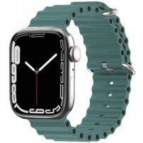 Silikonowy pasek oceaniczny dla Apple Watch 42mm / 41mm / 40mm / 38mm - naftowy