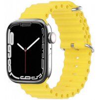 Silikonowy pasek oceaniczny dla Apple Watch 42mm / 41mm / 40mm / 38mm - żółte