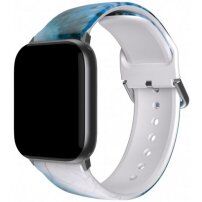 Pasek z wzorem dla Apple Watch 42mm / 41mm / 40mm / 38mm - niebieski marmur