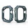 Wytrzymały pokrowiec z wzorem z włókna węglowego dla Apple Watch Ultra 49 mm - naftowy