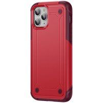 Super wytrzymała osłona ochronna dla iPhone 12 Pro Max - czerwony