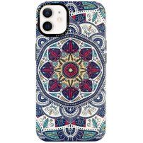 Błyszczący pokrowiec z motywem dla iPhone 11 - mandala