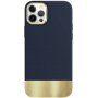 Pokrywa ochronna z platerowanym dnem dla iPhone 11 Pro Max - niebieskie