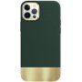 Pokrywa ochronna z platerowanym dnem dla iPhone 12 Pro Max - zielone