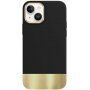 Pokrywa ochronna z platerowanym dnem dla iPhone 14 - czarny