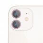 Szkło hartowane z brokatowymi ramkami chroniącymi obiektyw aparatu dla iPhone 11 - różowe