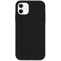 Matowy ekologicznie rozkładalny pokrowiec do iPhone 12 / 12 Pro - czarny