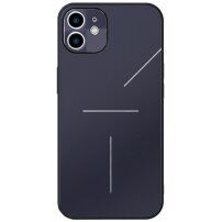 Aluminiowa osłona R-Just z ochroną obiektywu kamery dla iPhone 12 - niebieskie