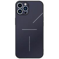 Aluminiowa osłona R-Just z ochroną obiektywu kamery dla iPhone 12 Pro - niebieskie