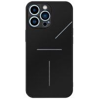 R-Just aluminiowa osłona ochronna z ochroną obiektywu kamery dla iPhone 13 Pro Max - czarny