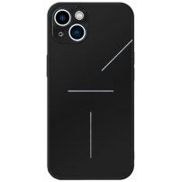 Aluminiowa osłona R-Just z ochroną obiektywu kamery dla iPhone 14 Plus - czarny