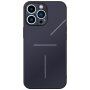 Aluminiowa osłona R-Just z ochroną obiektywu kamery dla iPhone 14 Pro Max - niebieskie