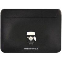 Okładka Karl Lagerfeld Saffiano Ikonik dla MacBook do 16" - czarna