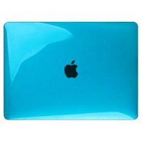 Błyszczące przezroczyste etui dla MacBook Pro 14" (A2442 / A2779 / A2918 / A2992 / A3112 / A3185 / A3401 / A3434) - niebieskie