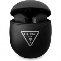Bezprzewodowe słuchawki Guess True Wireless Triangle Logo dla urządzeń Apple - czarna