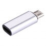 Redukcja z lightning female na micro USB male - srebrna