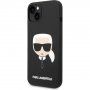 Karl Lagerfeld Karl Head etui silikonowe do iPhone 14 Plus - czarny