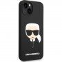 Karl Lagerfeld Karl Head etui silikonowe do iPhone 14 Plus - czarny
