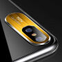 TOTUDESIGN przezroczyste etui z ochroną aparatu fotograficznego dla iPhone XS Max