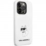 Karl Lagerfeld Choupette NFT silikonowy pokrowiec dla iPhone 14 Pro Max - biały