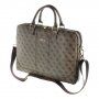Saszetka Guess 4G UpTown dla MacBook do 16" - brązowa