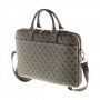 Saszetka Guess 4G UpTown dla MacBook do 16" - brązowa