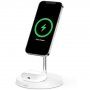 BELKIN BOOST CHARGE PRO 2w1 Podstawka ładująca 15W z MagSafe dla iPhone / Airpods - biały