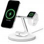 BELKIN BOOST CHARGE PRO 3w1 stacja ładująca 15W z MagSafe - biała