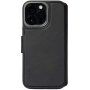 Decoded Detachable Wallet 2w1 odłączane etui z klapką dla iPhone 14 Pro - czarne
